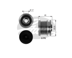 MERCEDES Sprinter W204 W205 C218 W212 W222 X204 W166 C292 W639 W447 B906 Alternatör Kasnağı A2781500060
