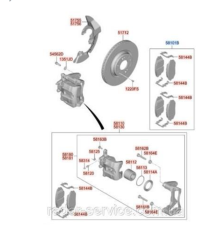 KIA HYUNDAI Ceed İX35 Sportage  Ön Fren Balata Takımı 58101R2A10