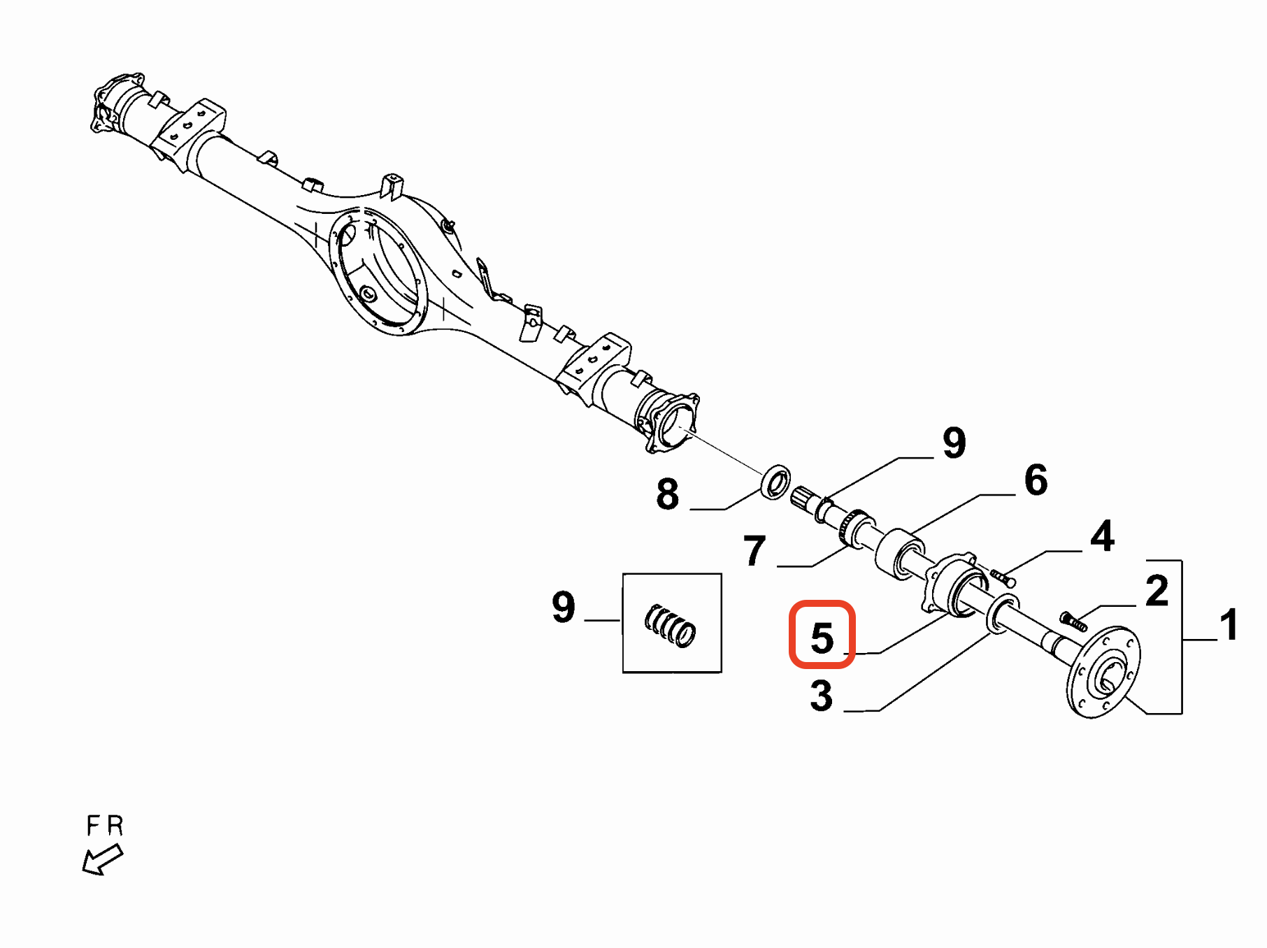 Fiat Fullback Arka Tahrik Mili OPAR 6000609463