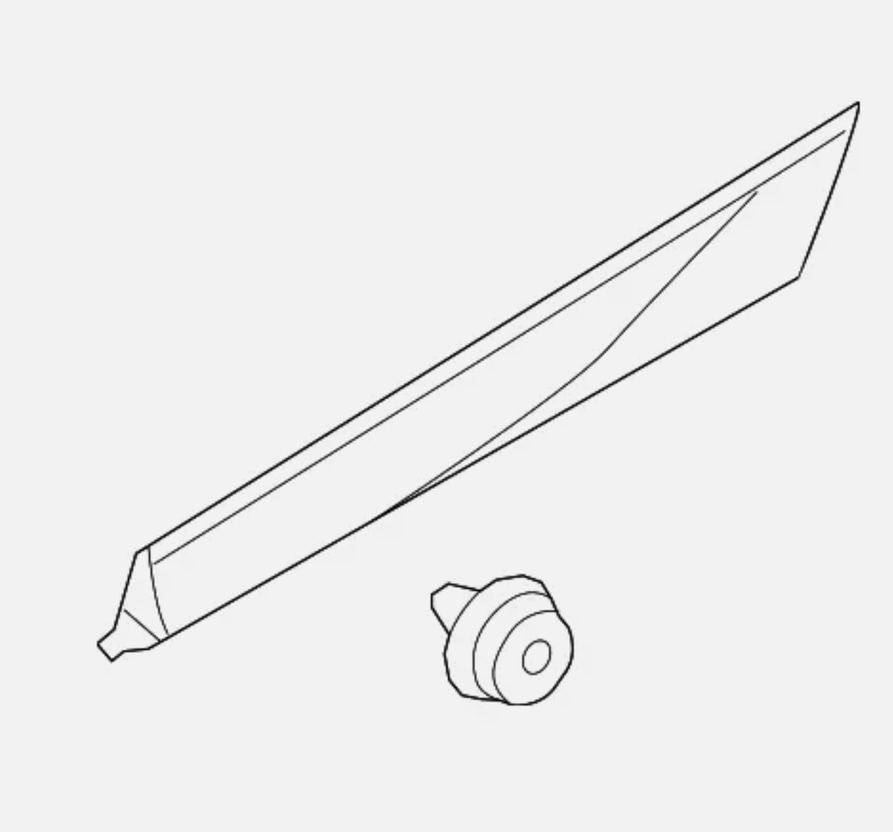 Volvo XC60 Arka Sağ Kapı Çıtası 39845982