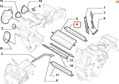 Fiat Albea Palio Kalorifer Kapak 7082327