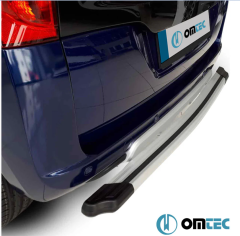 OMTEC 55177978 Fiat Doblo 2010- Arka Koruma Demiri Gri