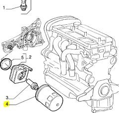 Fiat Marea Bravo Stilo- Alfa 145 147 X2 GT Yağ Filtresi 46808398