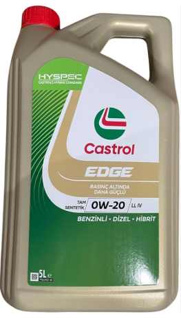 CASTROL EDGE 0W20 LL IV Motor Yağı 5LT