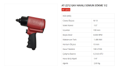 GAV Havalı Somun Sökme 1/2 AT-2212