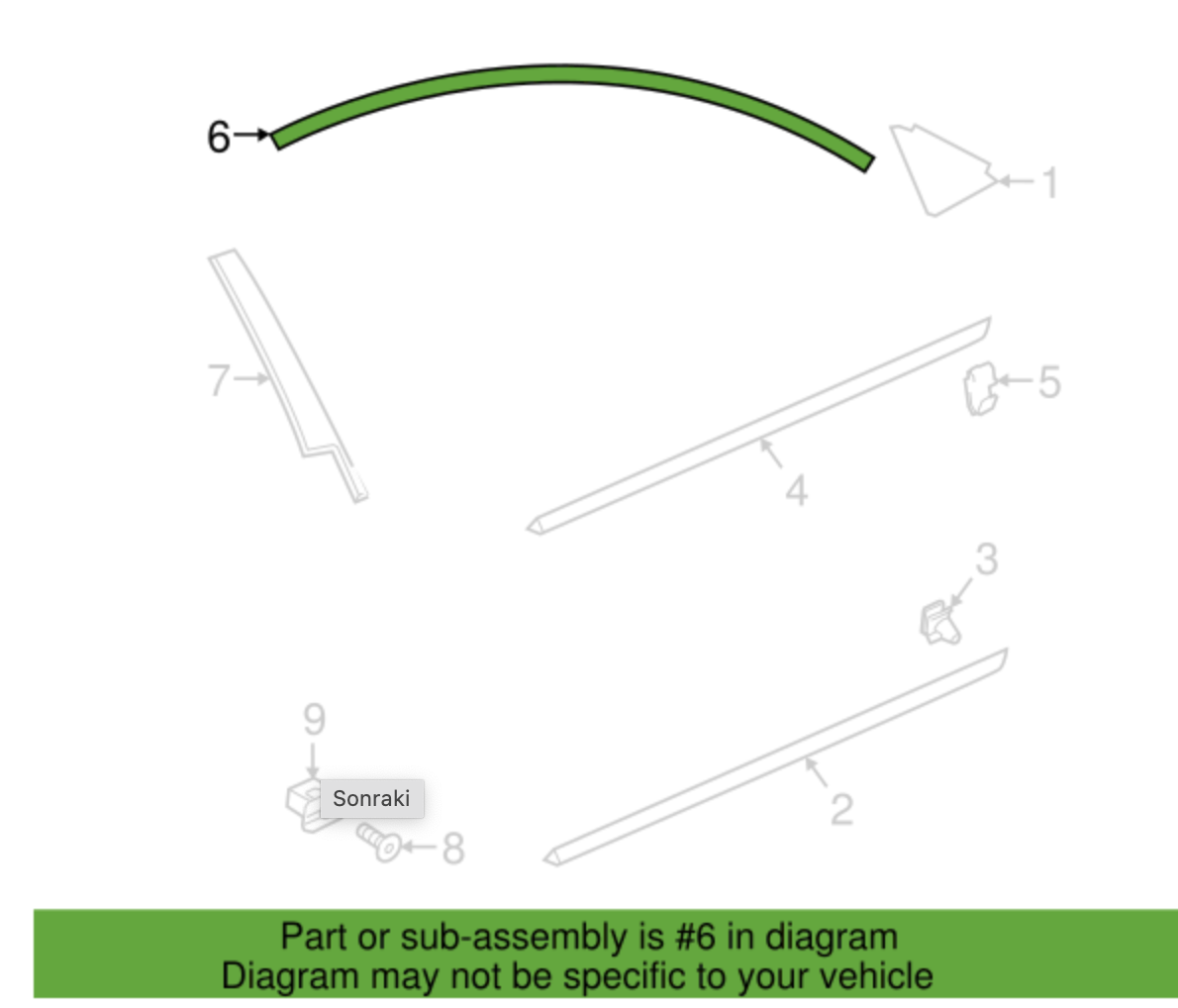 VOLVO S90 Ön Sağ Kapı Açılımı Kalıbı 31108889