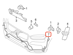 VOLVO XC60 Ön Tampon Park Sensör Tesisatı 31453603