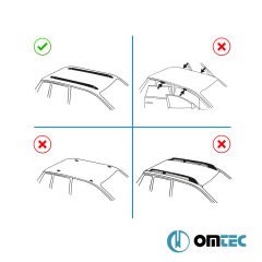OMTEC 9696912MB Opel Crossland SUV Port Bagaj (2021 - ) Ara Atkı ( Boldbar Beta V2 ) Siyah Alu.