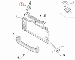 Lancia Ypsilon Ön Sol Travers 51837222