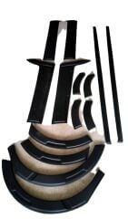 OPAR 59360736 DOBLO III VE IV KASA  KORUMA KITI ( BODY KİT )  14 PARÇA