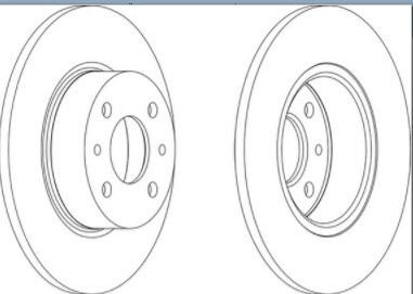 OPAR 60658566 Alfa Romeo 147 Arka Fren Disk 71738912