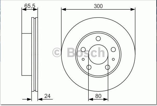 OPAR 5185836 Boxer Ducato Jumper Ön Fren Disk
