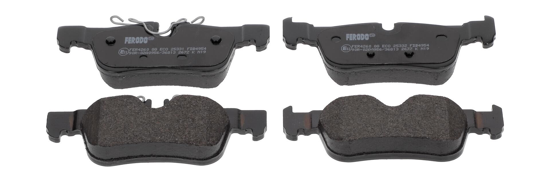 FERODO FDB4954 ARKA FREN BALATASI 	 34216859917