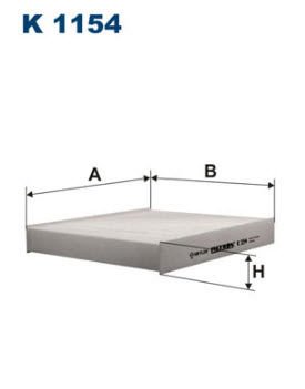 FILTRON K1154 FOCUS Polen Filtre 3M5J 19G244 AA
