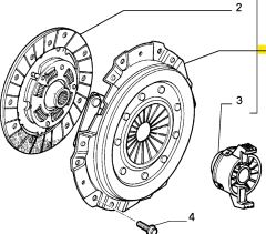 FIAT Debriyaj Seti 821457