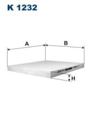 FİLTRON K1232 STANDART KABİN FİLTRESİ 	 2SF79AQ000