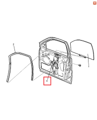 JEEP Cherokee Liberty Ön Sol Cam Krikosu K04589265AD
