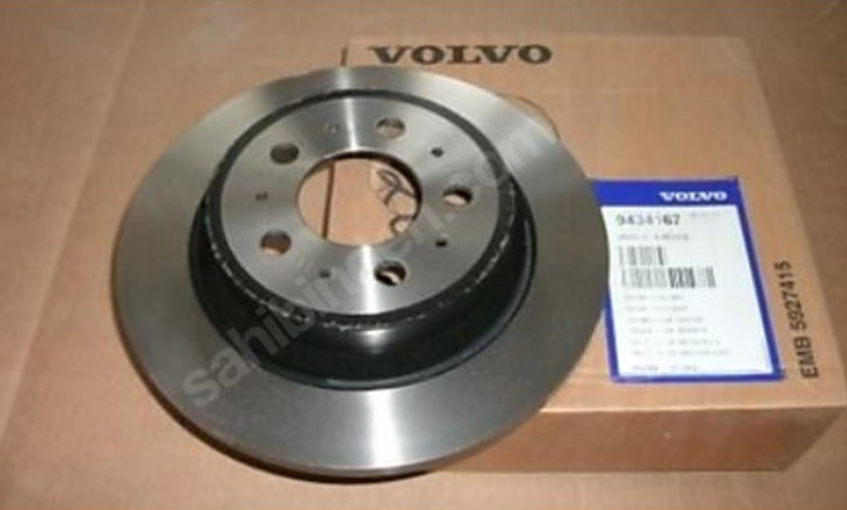 Volvo S60 S80 V70 XC70 Arka Fren Diski ( 288mm - 5 Bijon )  9434167