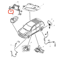 MOPAR K05033321AC Jeep Compass Patriot Elektronik Denge Modülü