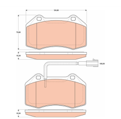 Punto Ön Fren Balata OPAR 71753265 / 77365830