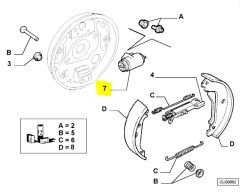 FIAT Palio Siena Sağ Sol Uyumlu Arka Fren Silindiri 7081423