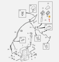 Volvo V40 2013 Ön Sağ Yıkama Memesi 31425839