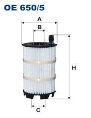 FILTRON OE6505 Yağ Filtresi  079198405B