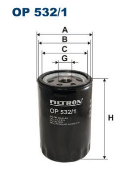 FILTRON OP532/1 Fiesta Yağ Filtresi 978M 6714 B7A