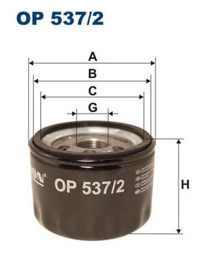 FILTRON OP537/2 FİAT Yağ Filtresi  46796687 / 71753742
