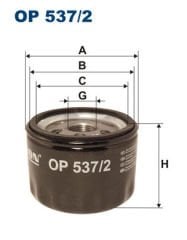 FILTRON OP537/2 FİAT Yağ Filtresi  46796687 / 71753742