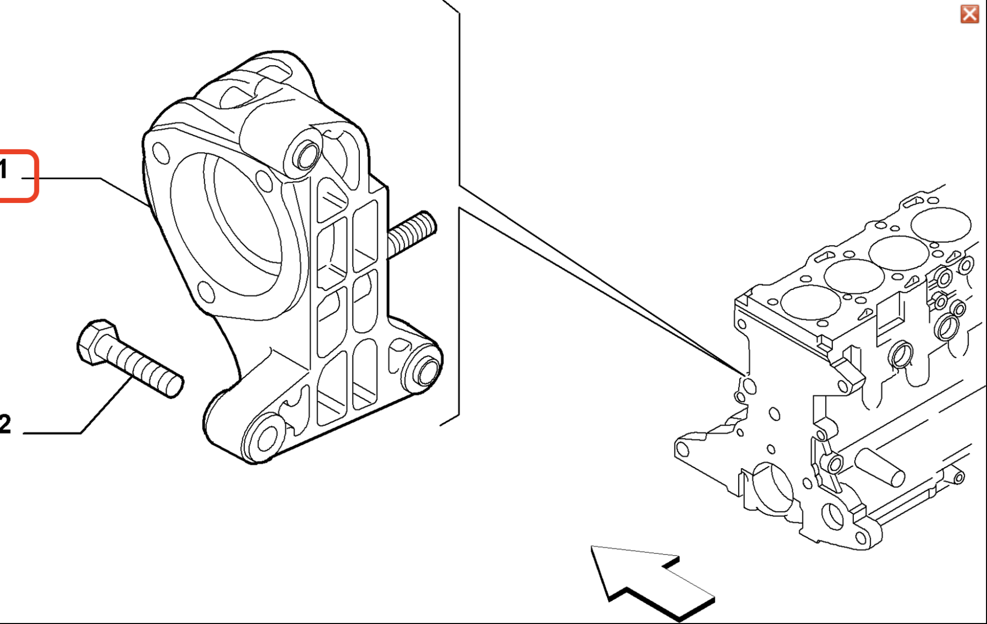Fiat Aks Bağlantı Ayağı 55260520