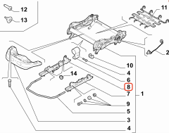 Fiat 500X Jeep Renegade Yolcu İç Koltuk Ayarlayıcısı 51960055