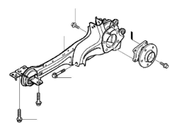 Volvo S60 S80 V70 XC70 Arka Porya 31360027