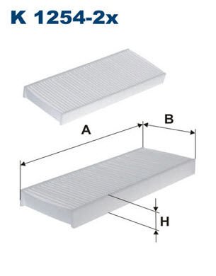 FILTRON K12542X NİSSAN NAVARA Polen Filtresi 	 27274-EA000
