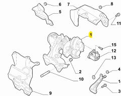 Fiat Panda Punto Turbo şarj OPAR 55243431