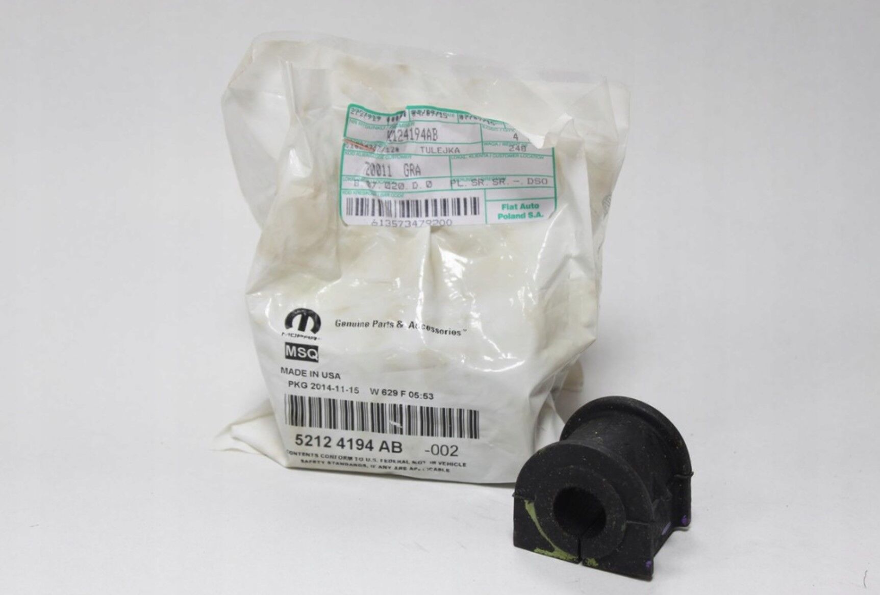 JEEP GRAND CHEROKEE Arka Viraj Lastiği 2 AD MOPAR 52124194AB / 52124302AC