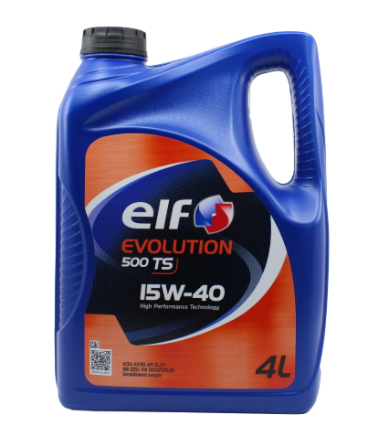 Elf 221280 Evolotion 500 TS 15W40 Motor Yağı 4Lt.
