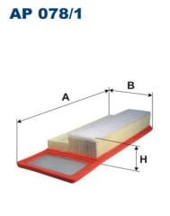 Doblo/Punto/Nemo Hava Filtre FILTRON AP078/1