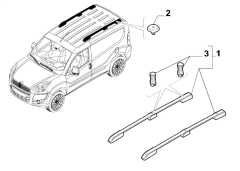 Fiat Doblo Portbagaj Kiti 735664355