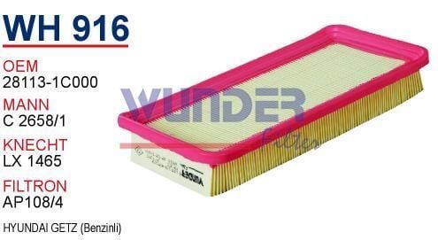 Hava Filtresi | WUNDER WH916