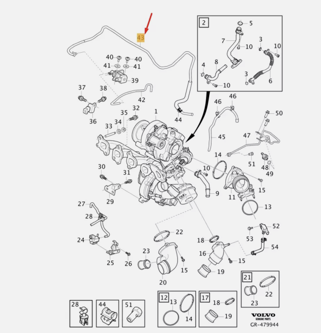 VOLVO XC60 Turbo Vakum Regülatörü Hortumu 32290090