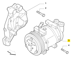 FIAT Klima Kompresörü DCP09017