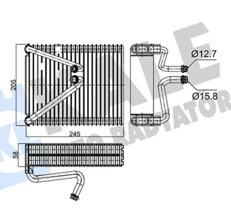 KALE 349990 EVAPORATOR