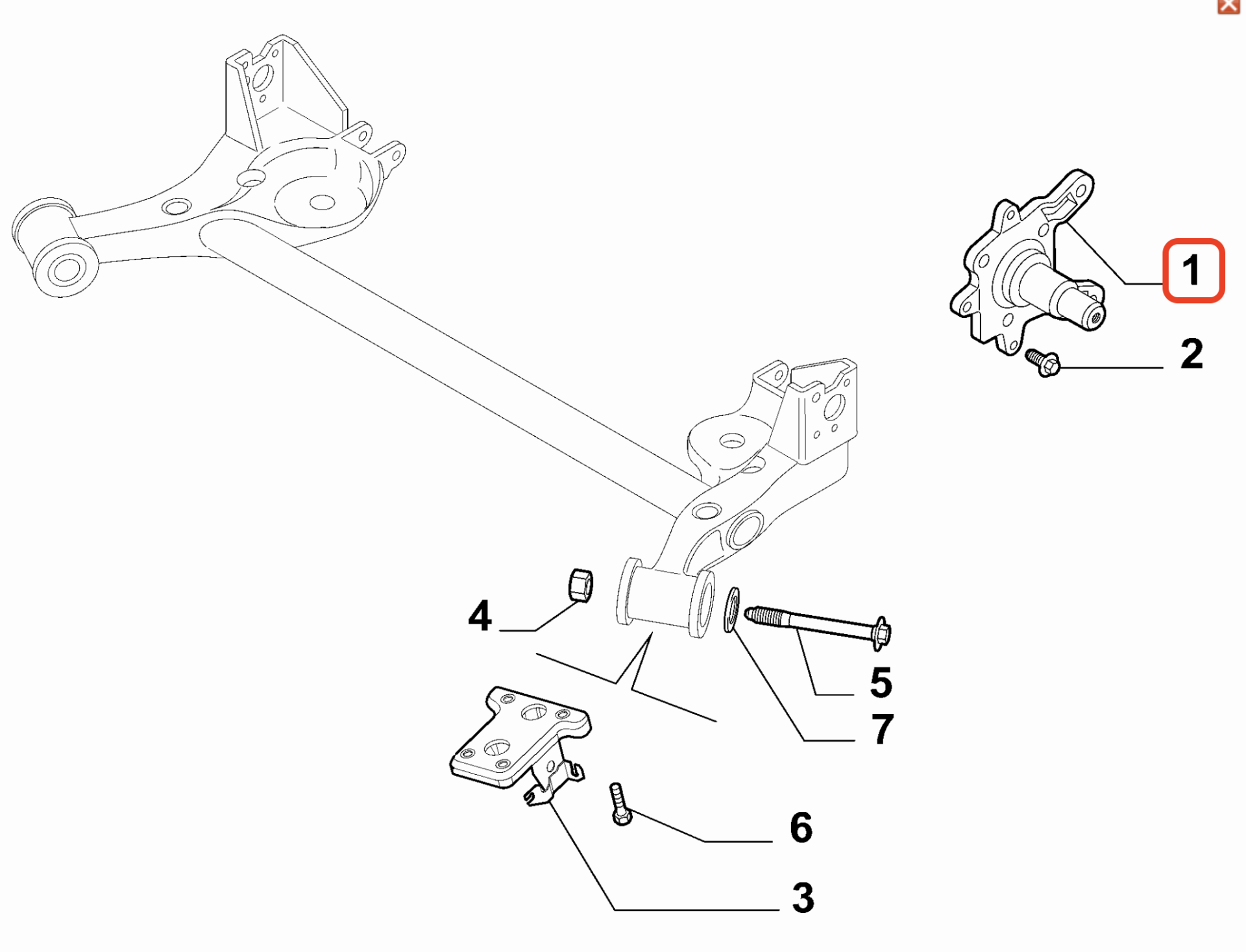 Fiat Egea Arka Sol Porya Kafası OPAR 52159120