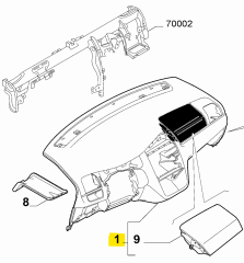 FIAT Linea Ön Torpido Gövdesi  735491713