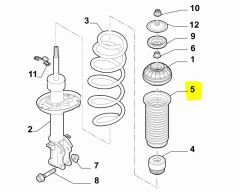 Fiat Egea Ön Amortisör Körüğü OPAR 52023093