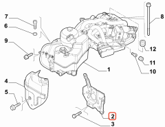 Fiat Otomatik Şanzuman Koruma Sacı 55195331