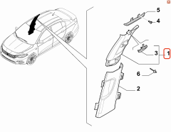 Fiat Egea Sol Direk İç Kaplama OPAR 735631355