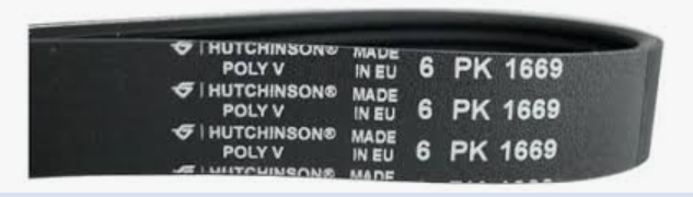HUTCHINSON 6PK1669 ALTERNATÖR KAYIŞI KANALLI