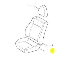 Fiat Fiorino Koltuk Kılıfı OPAR 55177884